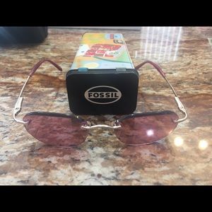 Fossil Pink Caprice Sunglasses